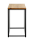 Beistelltisch 37335, 60cm (H), 35x35cm (BxT), quadratisch, eiche / schwarz
