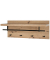 HAKU Möbel Wandgarderobe 37444 eiche Holz 4 Haken 75,0 x 30,0 cm