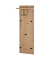 HAKU Möbel Wandgarderobe 37448 eiche Holz 5 Haken 30,0 x 100,0 cm