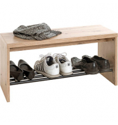 HAKU Möbel Schuhbank 37449 eiche Holz 80,0 cm