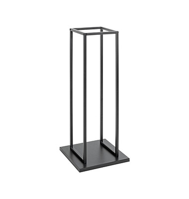 HAKU Möbel Kaminholzregal 37592 schwarz 33,0 x 33,0 x 85,0 cm