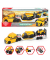 DICKIE MackVolvo Micro Builder Truck LKW mit Anhänger 203725005 Spielzeugautos