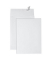 Faltentaschen 3722 PR KP, C4, ohne Fenster, 40mm-Falte, haftklebend, 130g, weiß