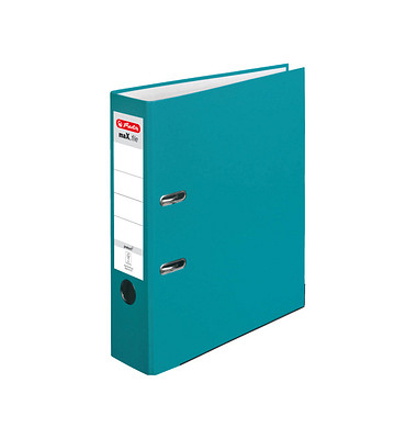 Ordner maX.file protect 50015931, A4 80mm breit PP vollfarbig caribbean turquoise Ordner maX.file protect 50015931, A4 80mm breit PP vollfarbig caribbean turquoise