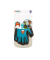 Gartenhandschuhe Kinder, blau/anthrazit, Größe 2 (4-8 kg)
