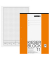 Arbeitsblock Kieserblock A4 kariert mit Rand Lineatur 11 Kieserblock