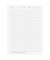 Schulblock 1042926 Kieserblock, Lineatur 16C / rautiert, A4, 80g, 50 Blatt