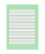 BRUNNEN Collegeblock Lineatur Lineatur 1, 11 Liniensysteme, Kontrastlineatur liniert DIN A5 ohne