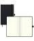 Notizbuch 105522605, KOMPAGNON, schwarz, A5, blanko, 80g, 96 Blatt / 192 Seiten, paginiert