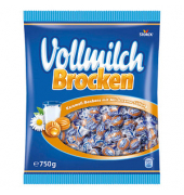 Vollmilch Brocken Karamellbonbons Karamellbonbons