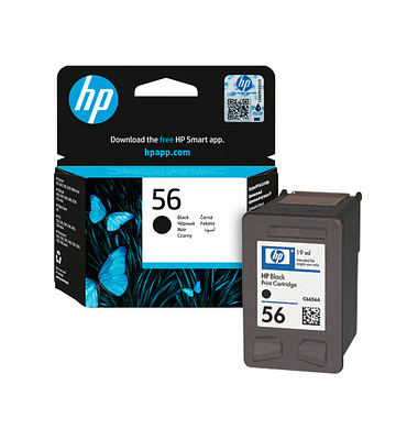 HP 56 schwarz (C6656AE) Druckerpatrone