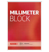 BRUNNEN Millimeterblock DIN A4 Millimeter