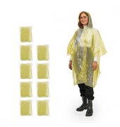 Regenponcho, gelb, Größe Einheitsgröße