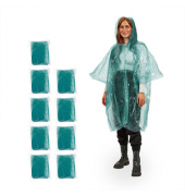 Regenponcho, grün, Größe Einheitsgröße