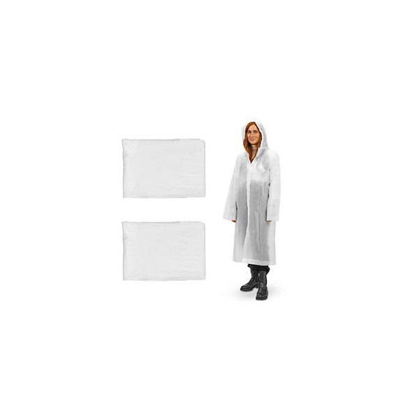 4052025981310 - unisex Regenmantel weiß Einheitsgröße 4052025981310 relaxdays 2 Stück 4052025981310 - unisex Regenmantel weiß Einheitsgröße 4052025981310 relaxdays 2 Stück