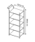 Steckregal grau/blau ZA21505NDT