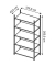 Steckregal grau/blau ZA22405NDT