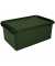 Aufbewahrungsbox the q-line 79700017, außen 40x60x26cm, Polypropylen grün/schwarz