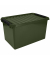 Aufbewahrungsbox the q-line 83500617, außen 40x60x34cm, Polypropylen grün/schwarz