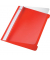 Schnellhefter Standard 4197-00-25, A5, rot, Polypropylen (PP), 80g, Vorderdeckel transparent