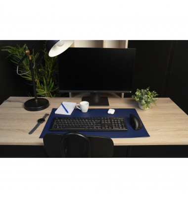 Schreibunterlage Home Office 29124E marineblau/himmelblau 60x35cm