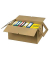 Archivbox tric system 100421124, A4, braun, innen 68x33x34,3cm (TxBxH), Wellpappe 1-wellig