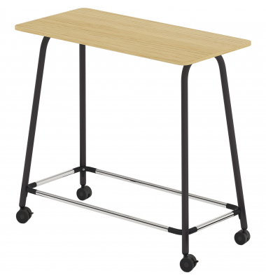 Stehtisch se:lab high desk agile 815021672 1,05cm (H), 120x60cm (BxT), rechteckig, eiche / schwarz