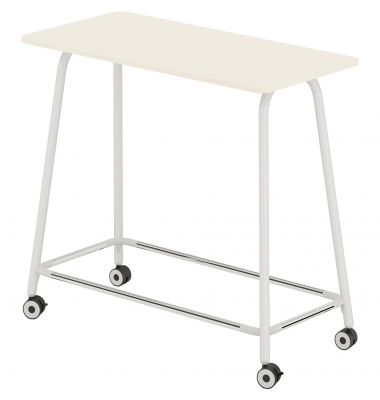 Stehtisch se:lab high desk agile 815021501 1,05cm (H), 120x60cm (BxT), rechteckig, weiß / weiß