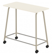 Stehtisch se:lab high desk agile 815021901 1,05cm (H), 120x60cm (BxT), rechteckig, weiß / beige