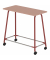 Stehtisch se:lab high desk agile 815021831 1,05cm (H), 120x60cm (BxT), rechteckig, antikrosa / rot