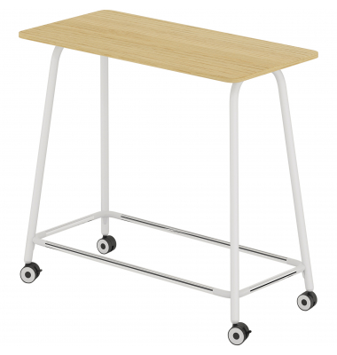 Stehtisch se:lab high desk agile 815021572 1,05cm (H), 120x60cm (BxT), rechteckig, eiche / weiß