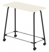 Stehtisch se:lab high desk agile 815021601 1,05cm (H), 120x60cm (BxT), rechteckig, weiß / schwarz