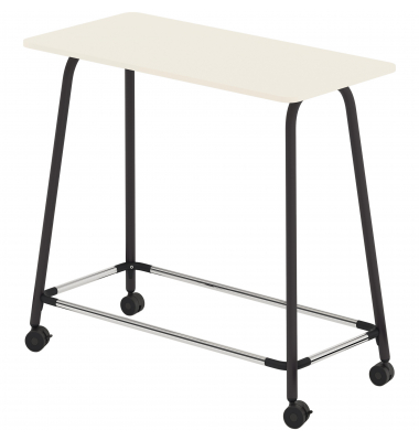 Stehtisch se:lab high desk agile 815021601 1,05cm (H), 120x60cm (BxT), rechteckig, weiß / schwarz