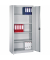 Stahlschrank Serie 12 122050S10000, abschlie&szlig;bar, 5 OH, lichtgrau, 93,5x195x40cm (BxHxT)
