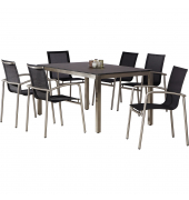 BEST Dining Gruppe KhartumMarbella 94170280 edelstahlschwarz