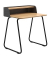 Sekretär secretair home SH10WS-RE009, 91cm (H), 82,4x61,2cm (BxT), rechteckig, eiche / schwarz