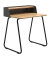 Sekretär secretair home SH10WS-RE010, 91cm (H), 82,4x61,2cm (BxT), rechteckig, eiche / schwarz