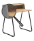 Sekretär secretair home SH10WS-RE027, 91cm (H), 82,4x61,2cm (BxT), rechteckig, eiche / schwarz