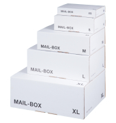 Versandkarton Mail-Box L 00069075 wei&szlig;, bis DIN Dokumenten- oder Warenversand von Artikeln bis zum A4-&Uuml;berformat, Versand mit DH