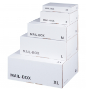 Versandkarton MAIL-BOX 00069076 wei&szlig;, innen 46x17,4x33,3cm (BxHxT), Karton