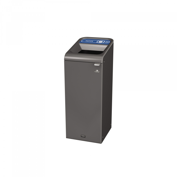 5407009500220 -  Rubbermaid Recyclingstation 2154767 57l Behältereinheit Papier bl 5407009500220 Newell Rubbermaid