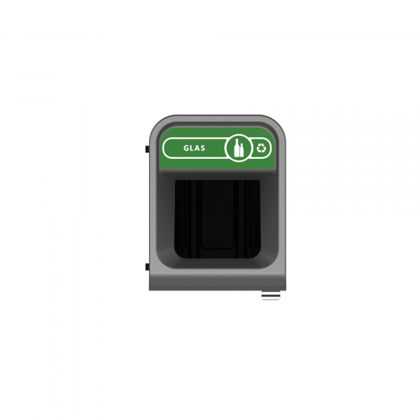 5407009500237 -  Rubbermaid Recyclingstation 2154768 57l Behältereinheit Glas gn 5407009500237 Newell Rubbermaid
