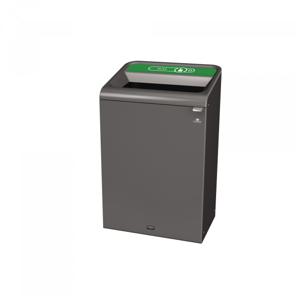 5407009500336 -  Rubbermaid Recyclingstation 2154778 125l Behältereinheit Glas gn 5407009500336 Newell Rubbermaid