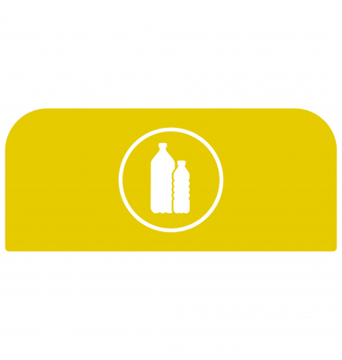 Rubbermaid Hinweisschild 2155200 für Behältereinheit 87l Kunststoff ge
