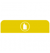 Rubbermaid Hinweisschild 2155294 für Behältereinheit 125l Kunststoff ge