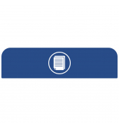 Hinweisschild 2155302 für Behältereinheit 125l Papier bl Hinweisschild 2155302 für Behältereinheit 125l Papier bl