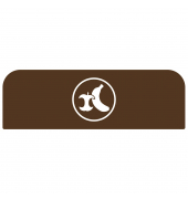 Hinweisschild 2155325 für Behältereinheit 87l Bioabfall br Hinweisschild 2155325 für Behältereinheit 87l Bioabfall br