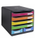 Exacompta Schubladenbox BIG BOX MAXI 312798D 6Schübe regenbogen