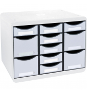 Schubladenbox STORE-BOX MULTI 313740D 11Schübe lichtgrau