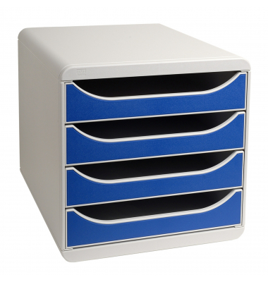 Exacompta Schubladenbox BIG-BOX Office 310003D 4Schübe l.grbl